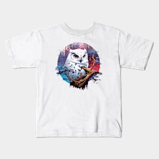 Owl Bird Animal Freedom World Wildlife Beauty Adventure Kids T-Shirt